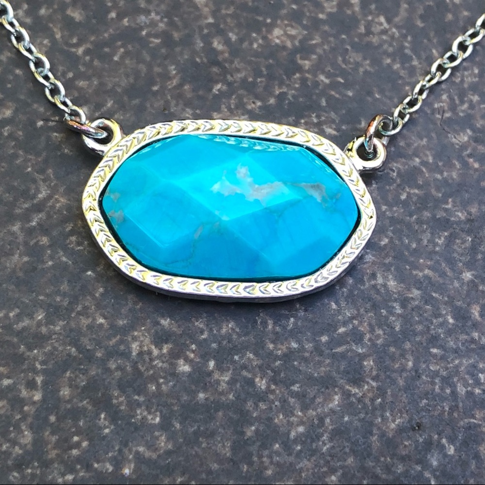 Blue stone necklace